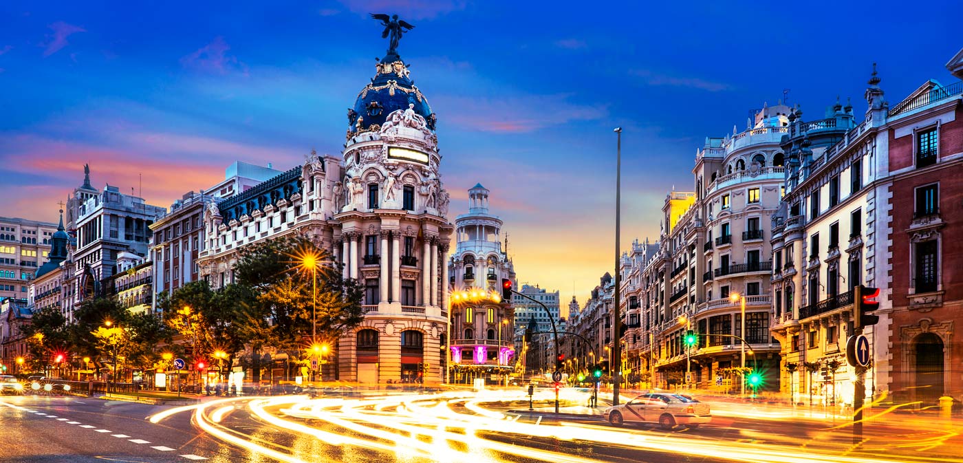 fotografía de la calle de Alcalá de Madrid